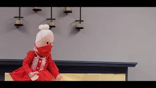Miss Know it All is wearing her beautiful red dress for Pentecost...and telling jokes!