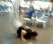 huey doing the worm in Ibiza airport