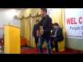 Singing On Welcome Welcome Party In Punjab College Wazirabad.