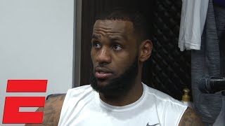 LeBron James reacts to Kevin Durant's comments, Lakers' win vs. Spurs | NBA Sound