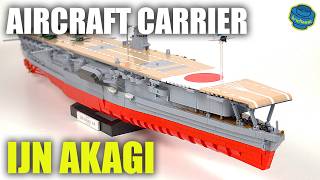 Building Bricks Masterpiece Cobi 4851 - Aircraft Carrier Akagi Speed Build Review