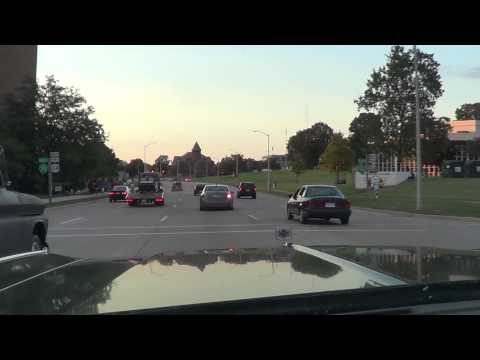 Cruising Woodward in a 1973 Chrysler NY Aug 16th 2013 Pt 7