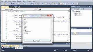 Visual Basic Tutorial - 82 - More On Arraylists Part 3