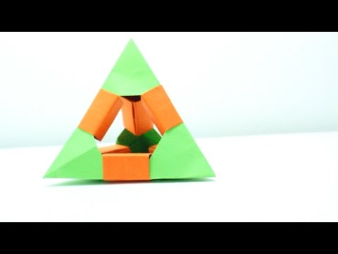 Оригами тетраэдра Оригами тетраэдра