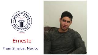 Ernesto | Student Experience | Dublin College of Advanced Studies