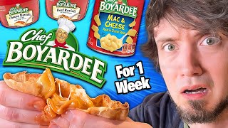 I Ate Chef Boyardee Every Day For 1 Week
