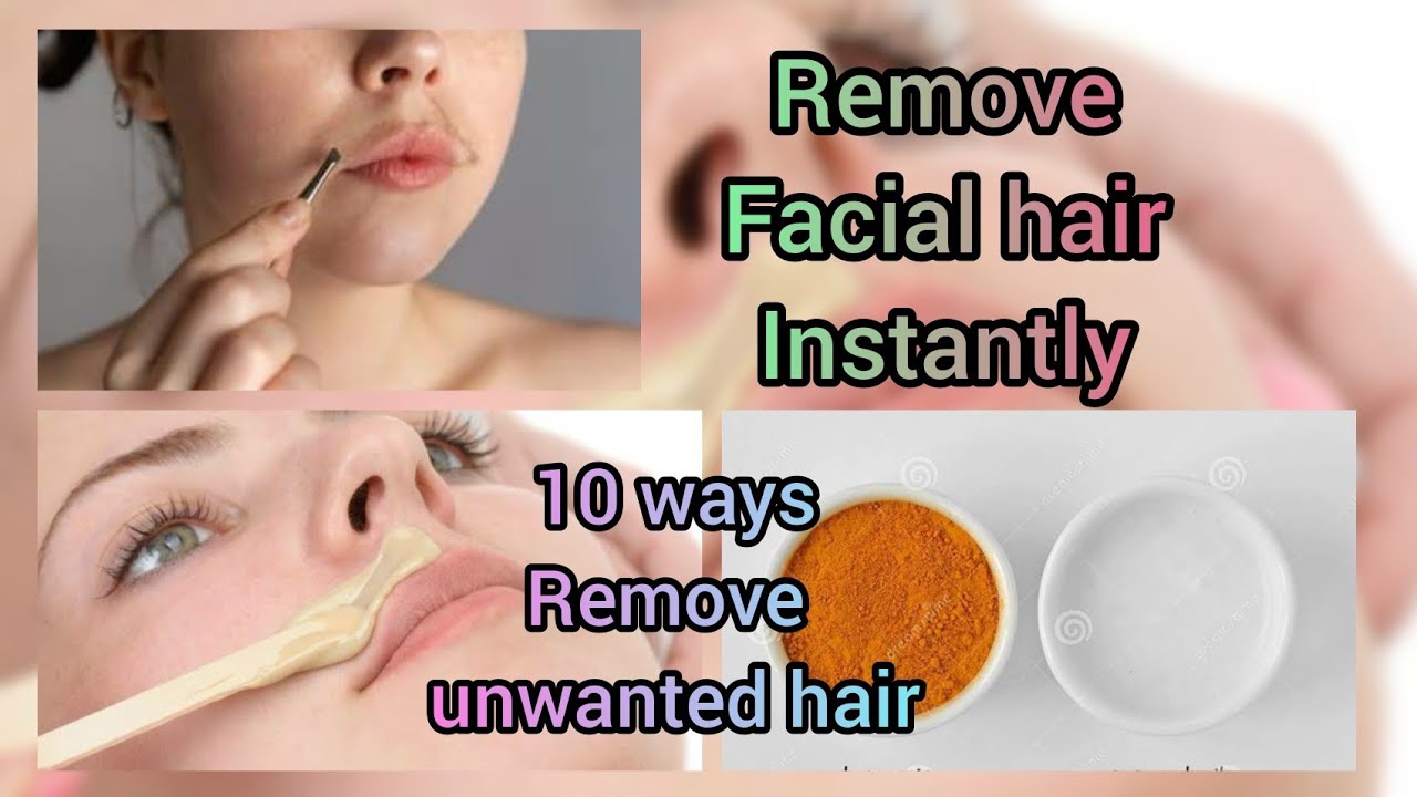 Facial hair natural removal