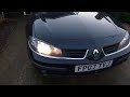 How to change a Renault Laguna headlamp bulb.