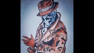 Drawing Rorschach Of The Watchmen R