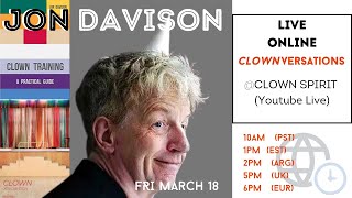 Leading clown academic JON DAVISON