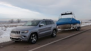 2014 Jeep Grand Cherokee EcoDiesel 0-60 MPH Towing Review