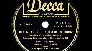 Watch Bing Crosby Oh What A Beautiful Mornin video