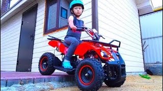 Funny Baby Unboxing And Assembling The POWER Wheel Ride on Tractor # 58