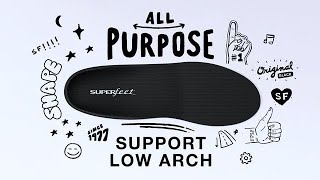 Superfeet All-Purpose Support Low Arch Insoles