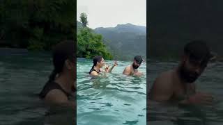 Actress Nitu Bisht Swimming Pool Video