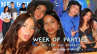 Week In My Life Partying & Skiing W Random Uni Students