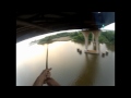 Crazy Man Jumps off Tower Drive Bridge (Leo Frigo Bridge)