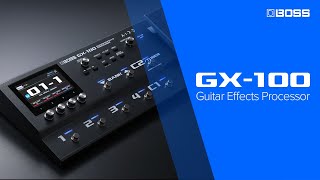 BOSS GX-100 Guitar Effects Processor with Color Touch Display