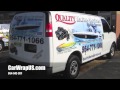 Chevy Van, Partial 3M Vinyl Car Wrap, Quality Marine Services,Fort Lauderdale