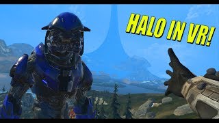 Halo Reach in VR (VRChat Forge World Vive Gameplay)