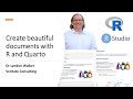 Create beautiful documents with Quarto and R