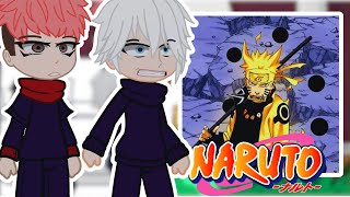 Jujutsu Kaisen React To Naruto || Jujutsu Kaisen || Gacha React