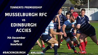 HIGHLIGHTS | Edinburgh Accies vs Musselburgh - Tennents Premiership 2019/20