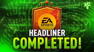 Headliner Sbc Completed - Help & Cheap Method - Fifa 22