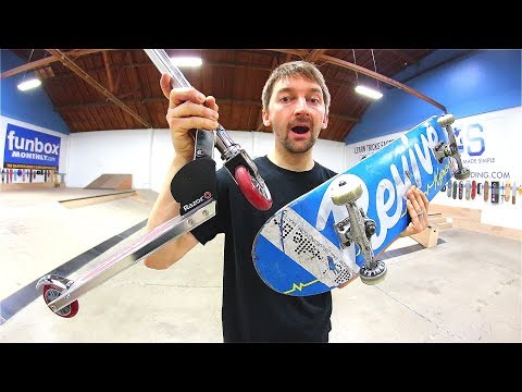 SCOOTERS VS SKATEBOARDS