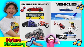 Vehicles | Picture Dictionary Song | Dream English Kids