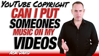 Youtube Copyright Can I Use Someone Elses Song On My Audio Ask David Youtube Copyright Can I Use Someone Elses Song On My Audio Ask David