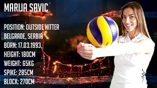 Marija Savic Volleyball Highlights