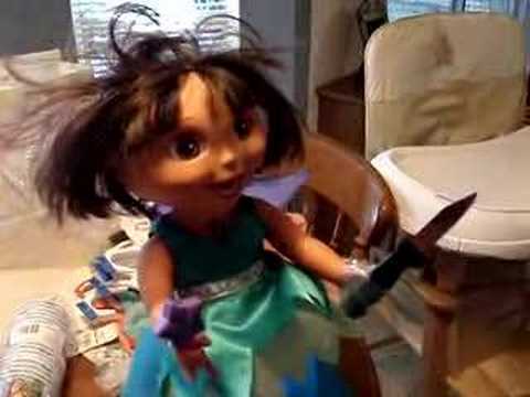scary dora doll
