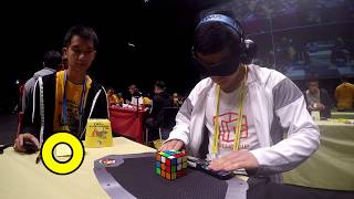 Rubik's Cube Blind Method: 9.48 seconds - WCA World Championship 2019