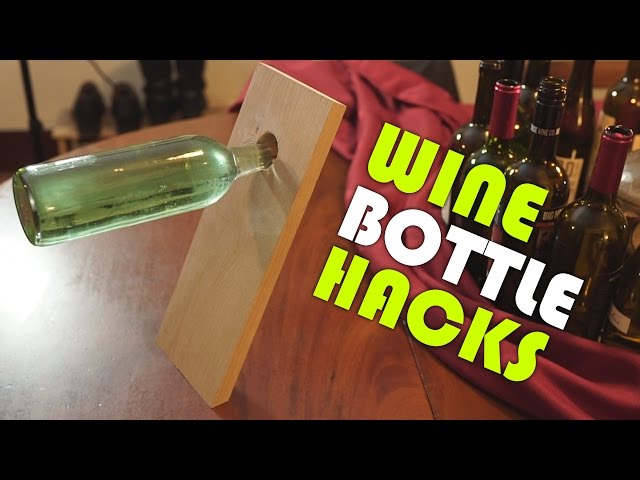 Usefull Stuff You Can Do With Empty Wine Bottles - Video