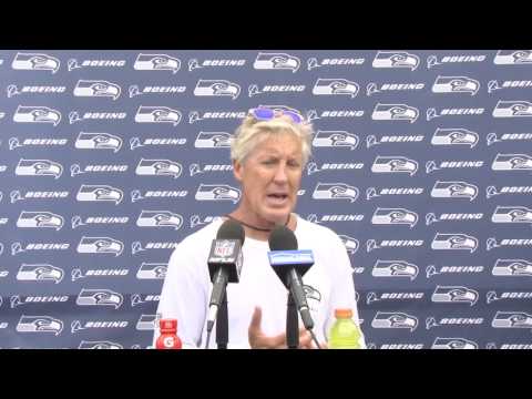 Seahawks Head Coach Pete Carroll Training Camp Day 1 Press Seahawks Head Coach Pete Carroll Training Camp Day 1 Press