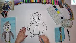 Baby Penguin Art Project
