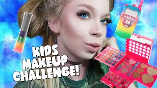 FULL FACE USING ONLY KIDS MAKEUP Challenge | Grav3yardgirl FULL FACE USING ONLY KIDS MAKEUP Challenge | Grav3yardgirl