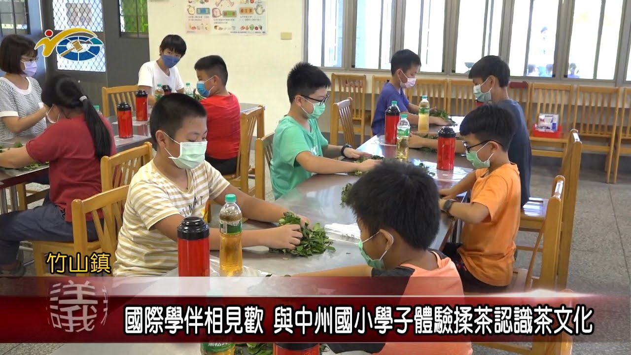 20221115 南投縣議會 民議新聞 國際學伴相見歡 與中州國小學子體驗揉茶認識茶文化