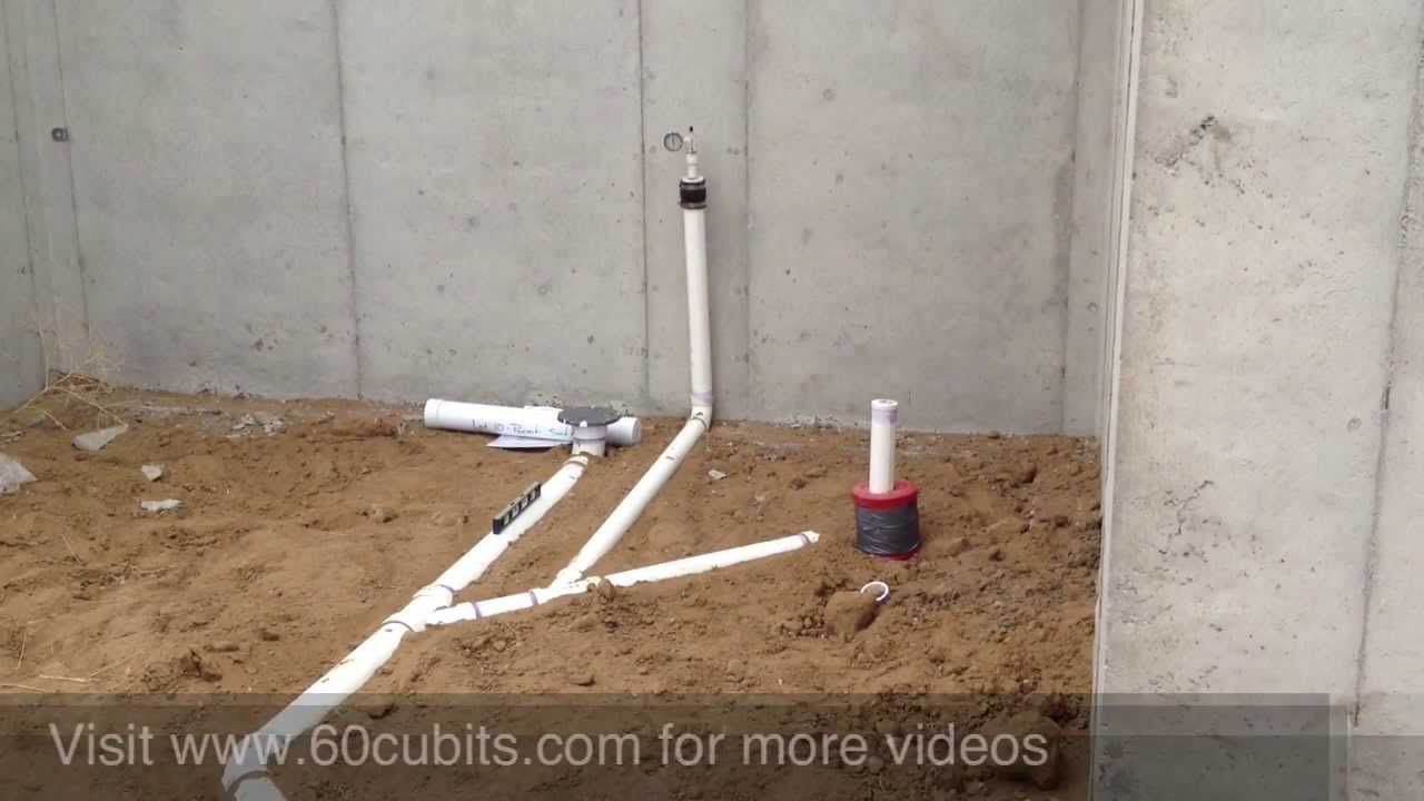 Building a House - #09 Underground Plumbing - YouTube