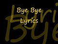 Bye bye lyrics by jo dee messina - youtube