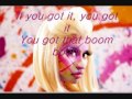 Nicki Minaj - Va Va Voom lyrics
