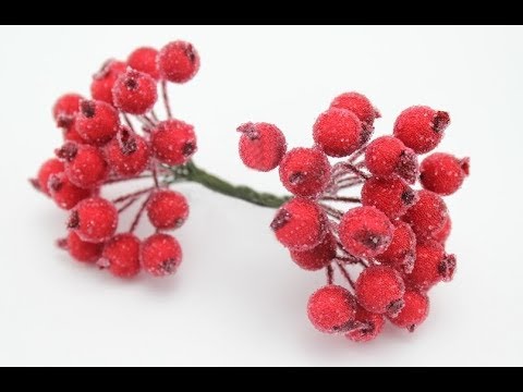 Сахарные ягоды для рукоделия своими руками 74