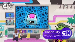 Continuity 25-03-2022 Cartoon Network Rsee English