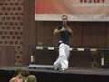 Sebastian Piatek on stage