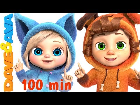 Watching video One Little Finger | Cartoon Animation Nursery Rhymes & Songs for Children | Dave and Ava