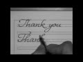 how to write in cursive - 5 ways to write thank you
