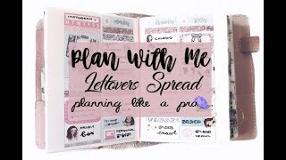Plan With Me | Explore the World Leftovers | Personal Filofax | Planning Like A Pro