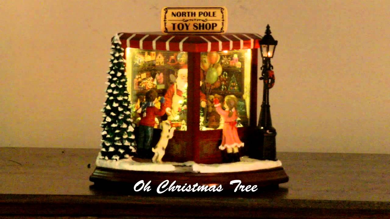 Santa's Toy Shop Music Box Demo | Sturbridge Yankee Workshop - YouTube