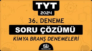 36 Tyt Kimya Branş Denemeleri - Orbital Yayınları 2024 7X45